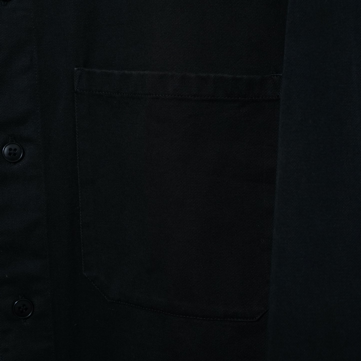 agnès b. homme Cotton Twill Shirt Jacket / ’90s-'00s (Made in France)