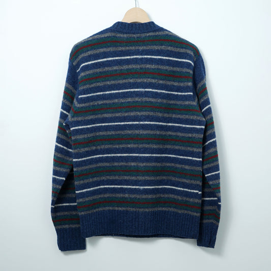 Pendleton Shetland Stripe Wool Sweater / Mid ’80s–Early ’90s (Made in USA)
