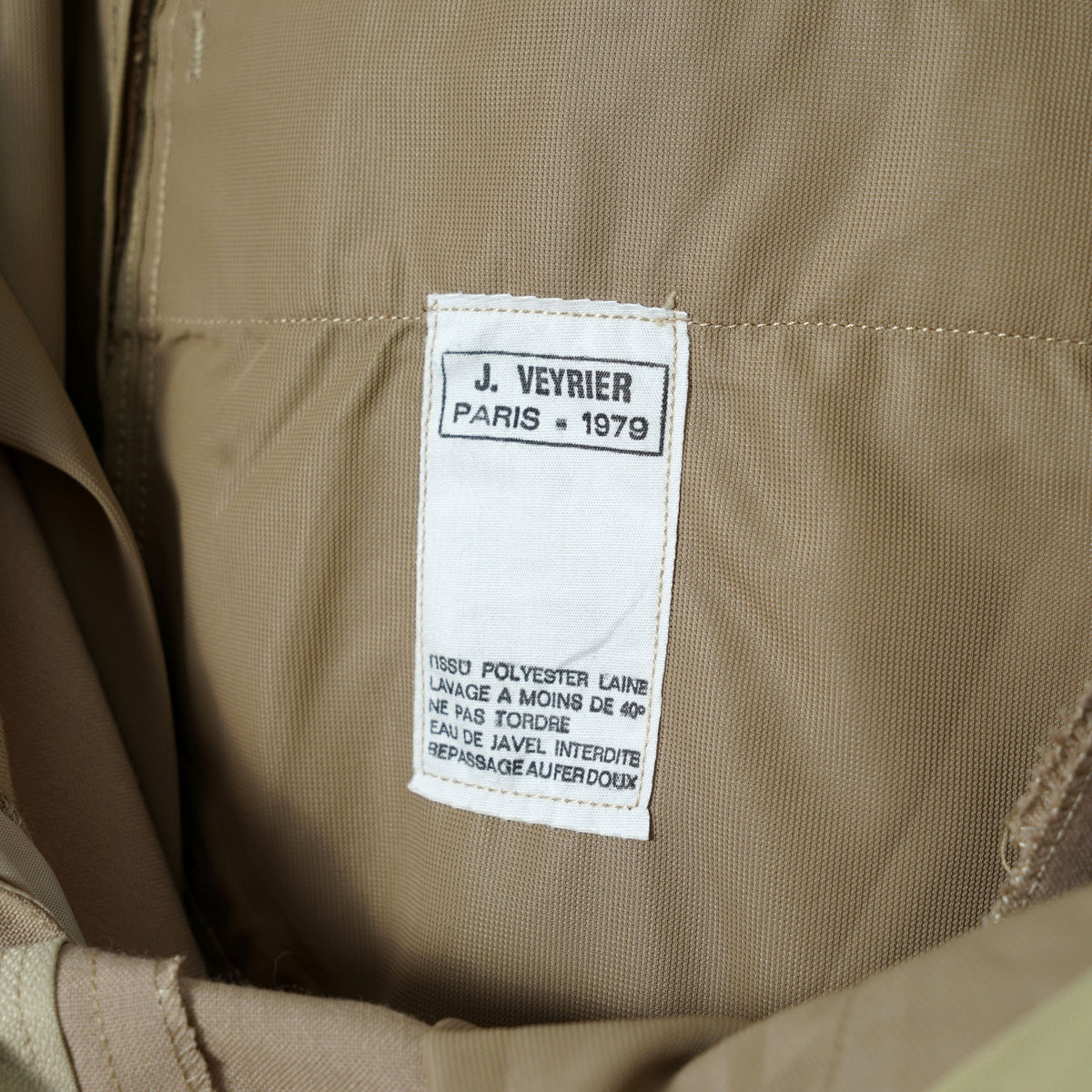 J. Veyrier Vintage Trousers / Late ’70s- Early ’80s (Made in France)