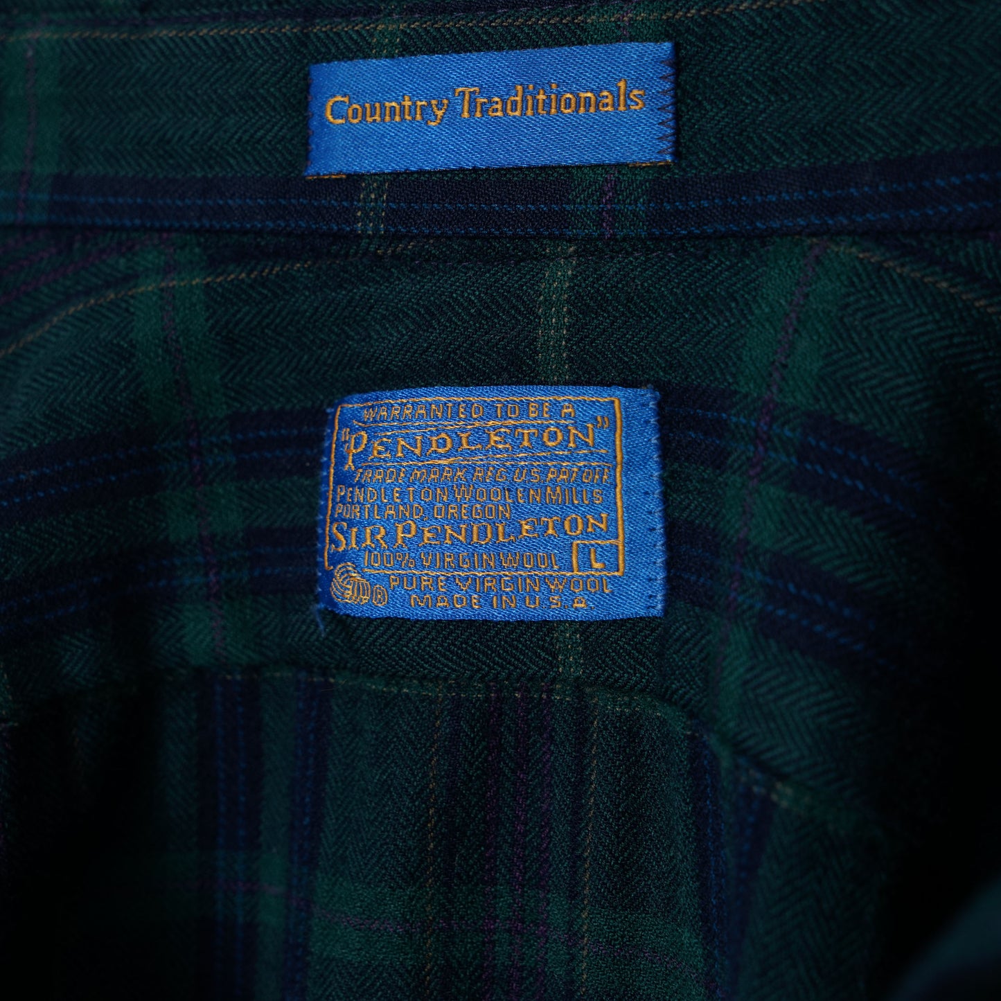 Pendleton Black Watch Wool B/D Shirt / Early ’80s–Early ’90s (Made in USA)