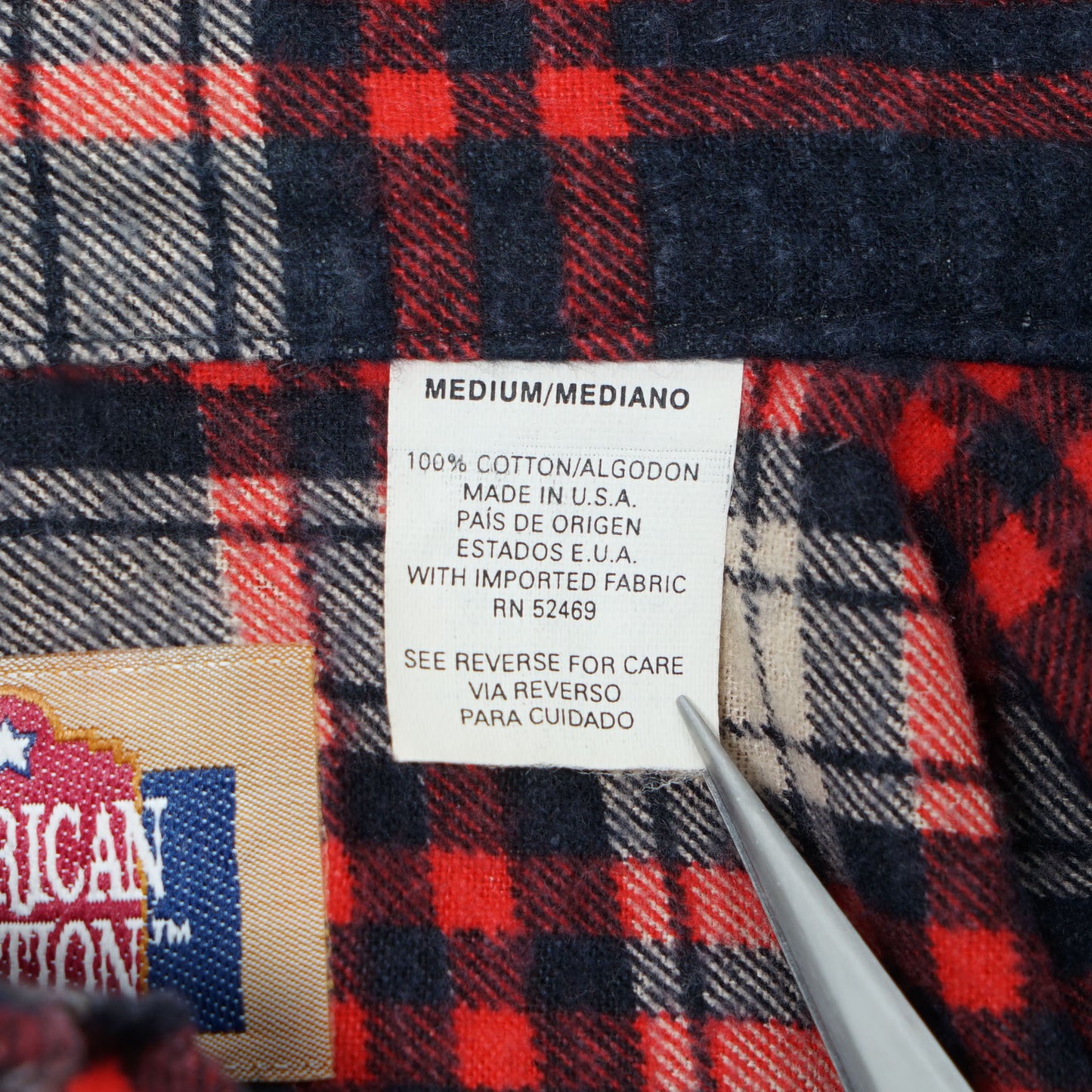 American Edition Cotton Flannel Shirt / Early ’90s–Mid ’90s (Made in USA)