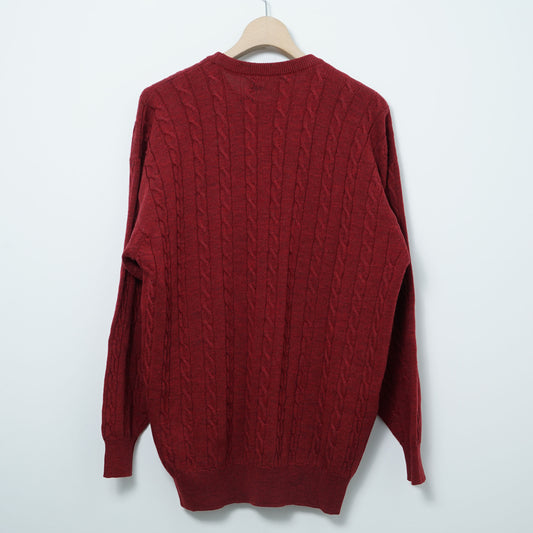 Pringle of Scotland Cable Knit Sweater / Late ’90s-Early '00s (Made in Scotland)