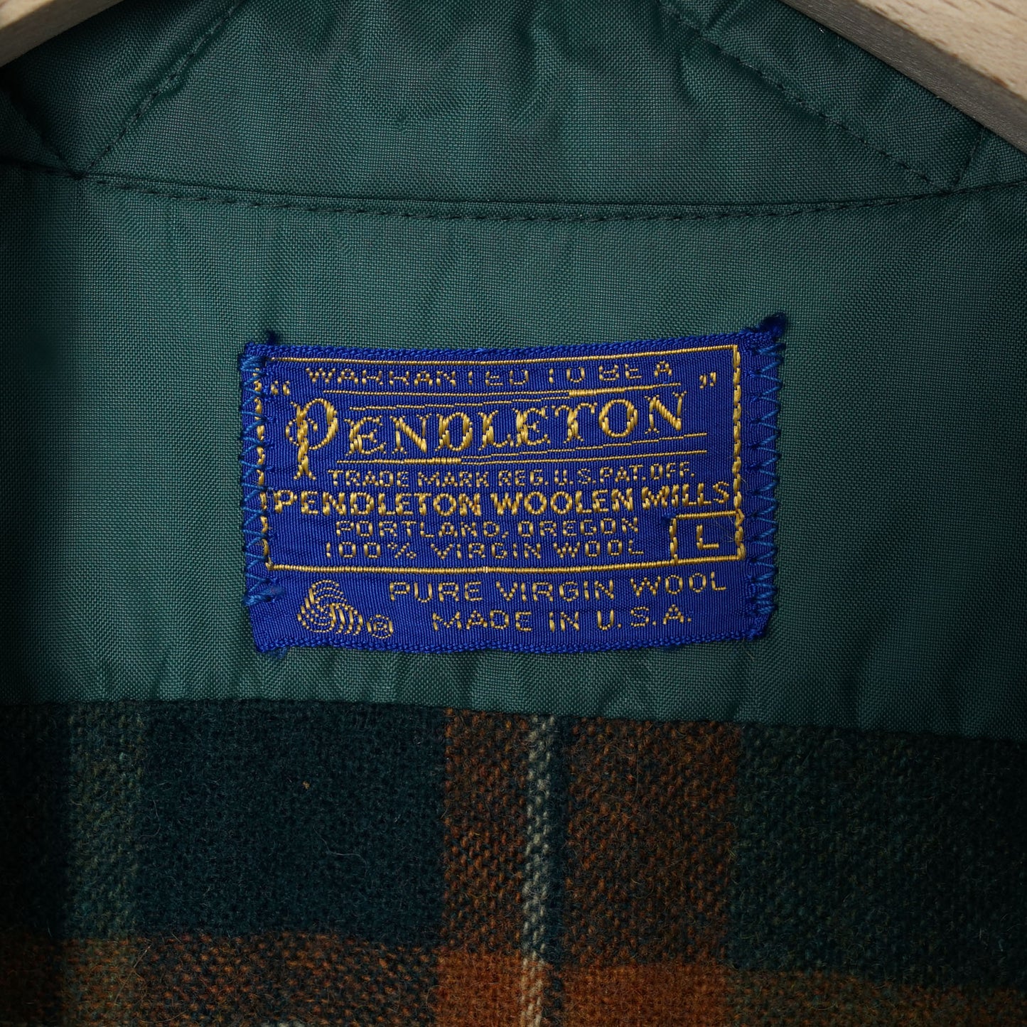 Pendleton Wool Check Shirt / Late ’70s–Early ’80s (Made in USA)
