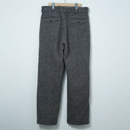 L.L.Bean Melton Wool Trousers / Late '80s-Early '90s (Made in USA)