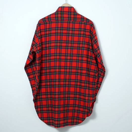 Viyella Tartan Check Shirt / Late '70s-Early '80s (Made in England)