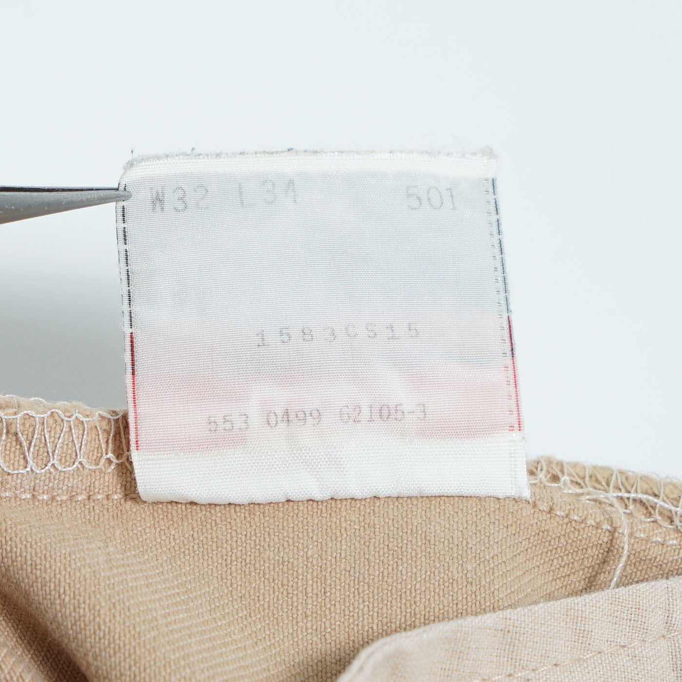 Levi’s 5 Pocket Beige Denim Pants / Late '90 (Made in USA)