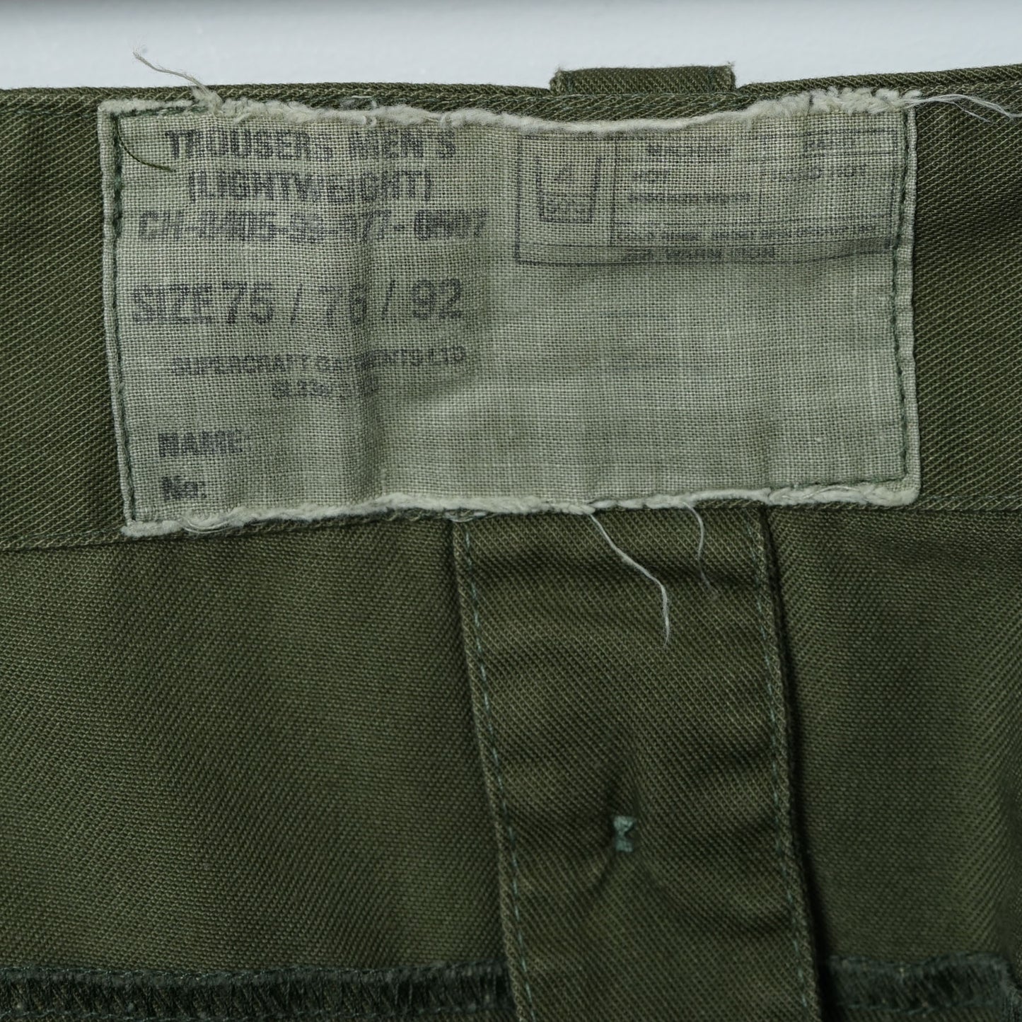 British Army Lightweight Barrack Dress Trousers / Late '90s-Early '00s (Made in UK)