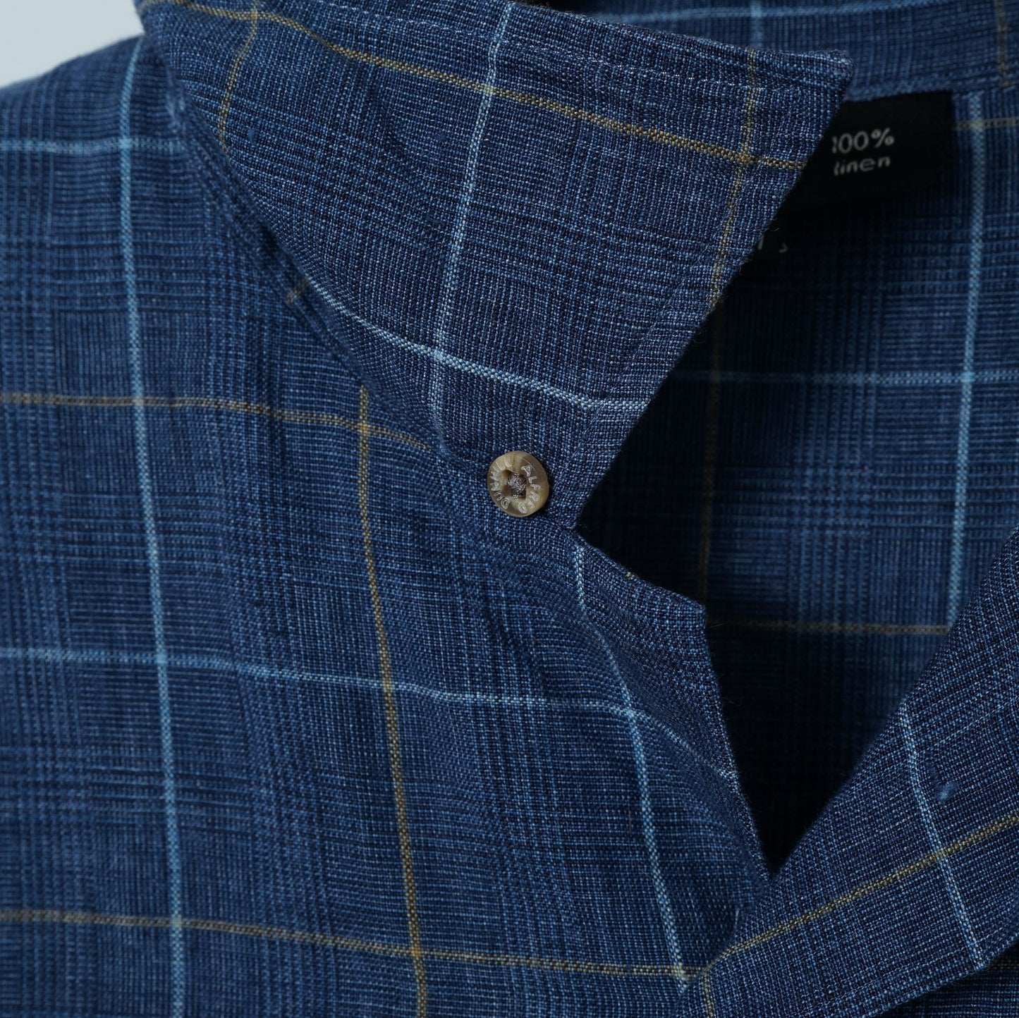 Dunhill Linen Check Shirt / Early ’90s-Mid '90s (Made in England)