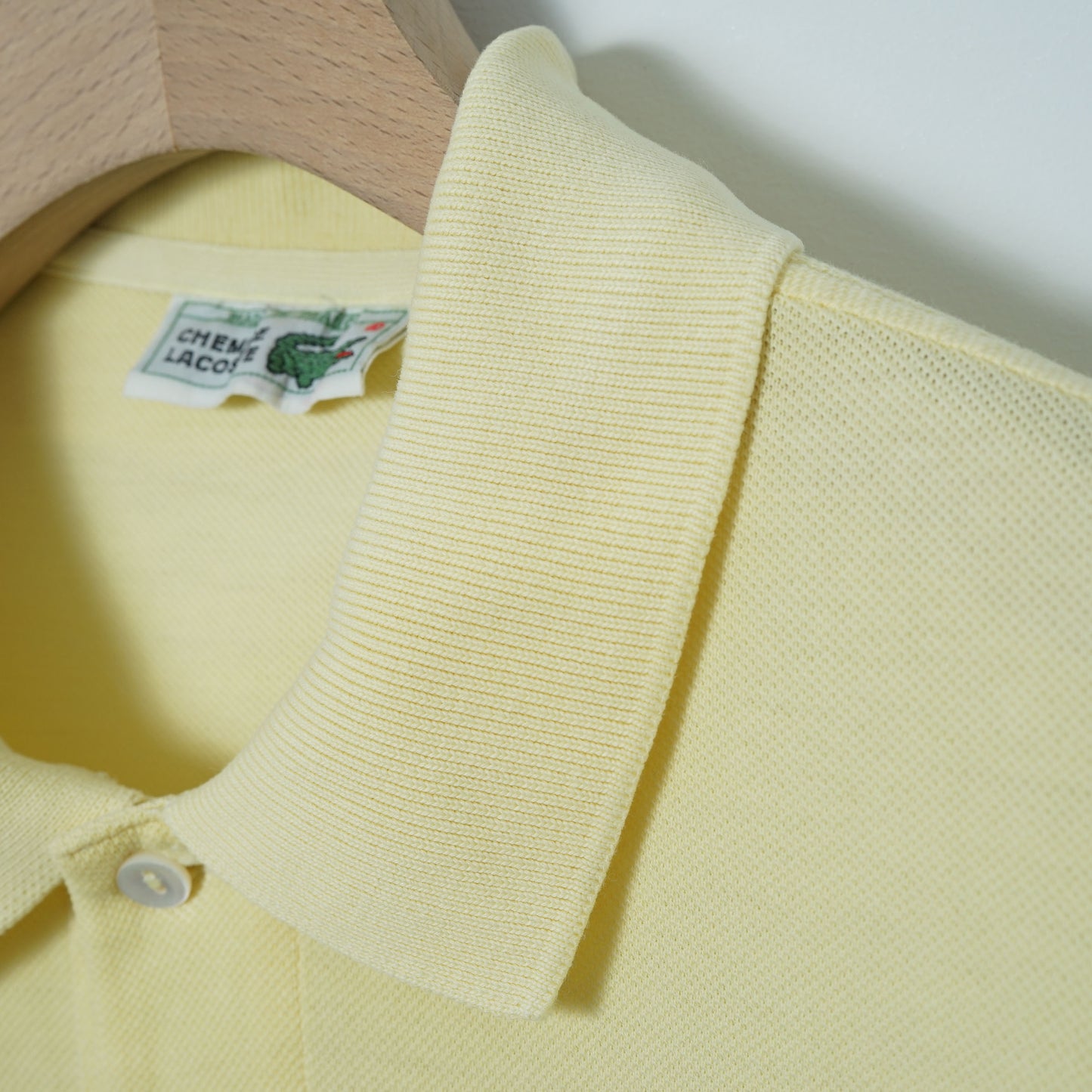 Chemise Lacoste Cotton Pique Polo Shirt / Late ’80s-Early '90s (Made in France)