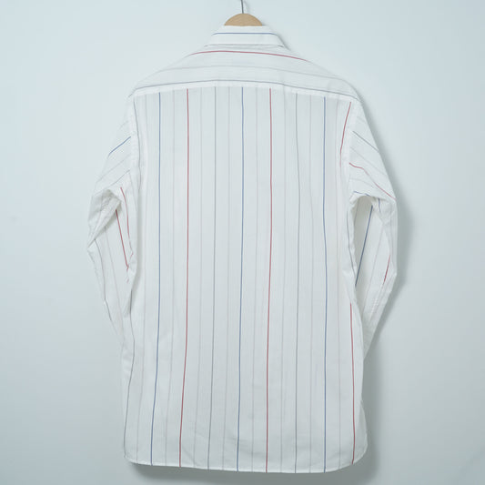 Christian Dior Stripe Dress Shirt / Late ’80s-Early '90s (Made in USA)