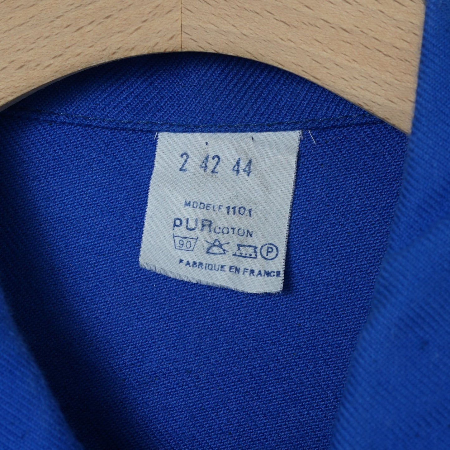 French Work Jacket with Company Embroidery / Late ’80s-Early ’90s (Made in France)