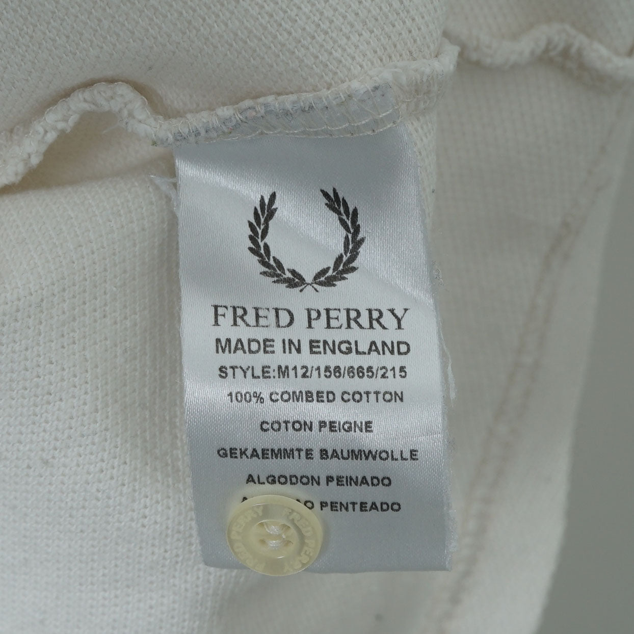 Fred Perry Cotton Pique Polo Shirt / Early ’00s-Mid '00s (Made in England)