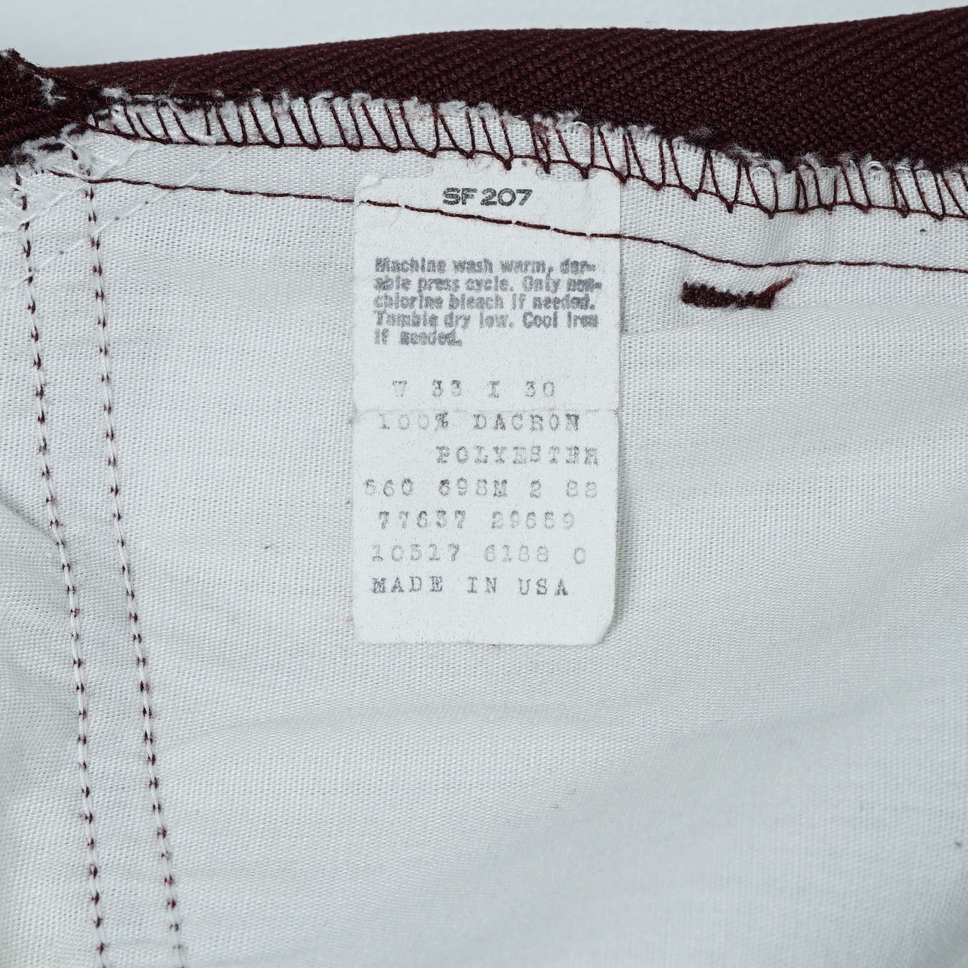Levi’s Sta-Prest Pants / Early ’80s–Mid ’80s (Made in USA)