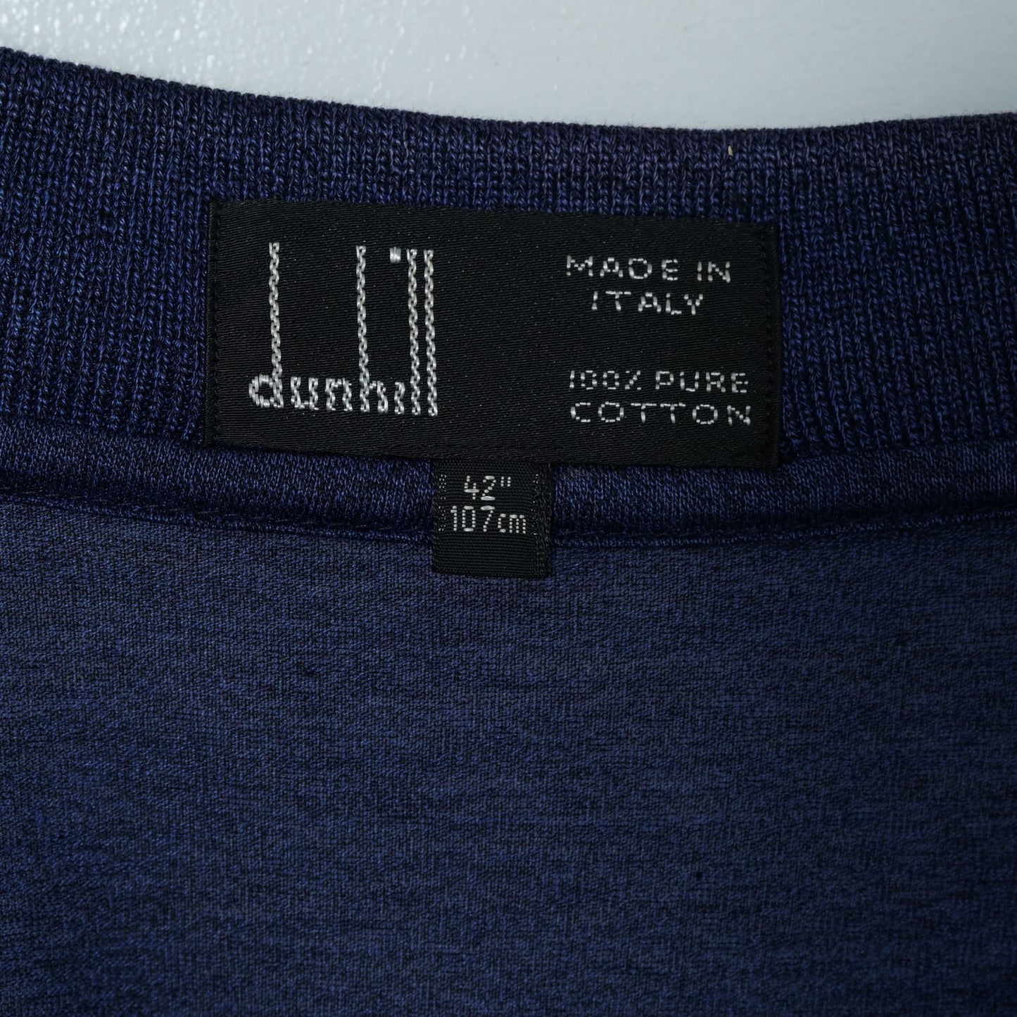 Dunhill Cotton Polo Shirt / Early ’00s–Early ’10s (Made in Italy)