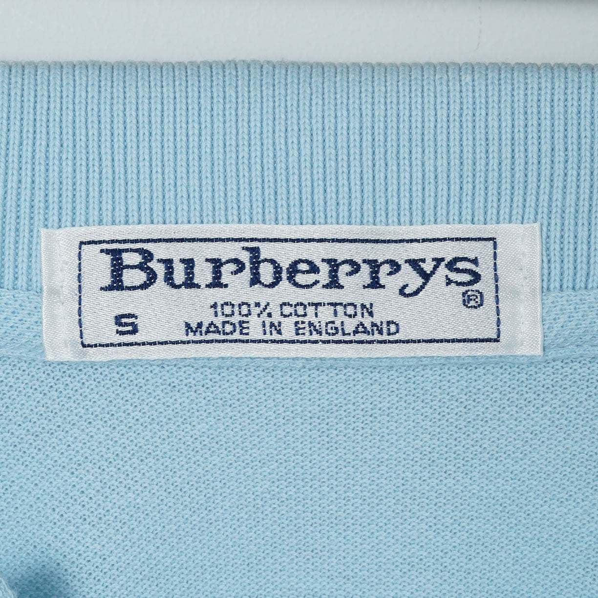 Burberrys Crest Embroidered Polo Shirt / Early ’90s–Mid ’90s (Made in England)
