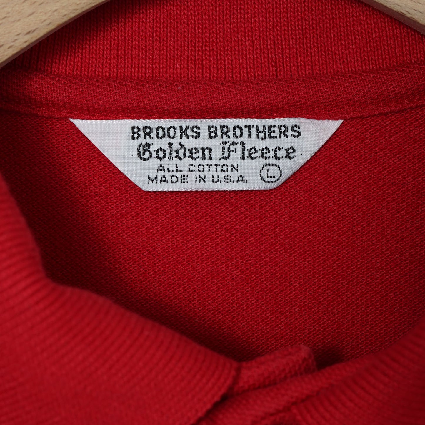 Brooks Brothers Golden Fleece Cotton Pique Polo Shirt / Late '80s-Early '90s (Made in USA)