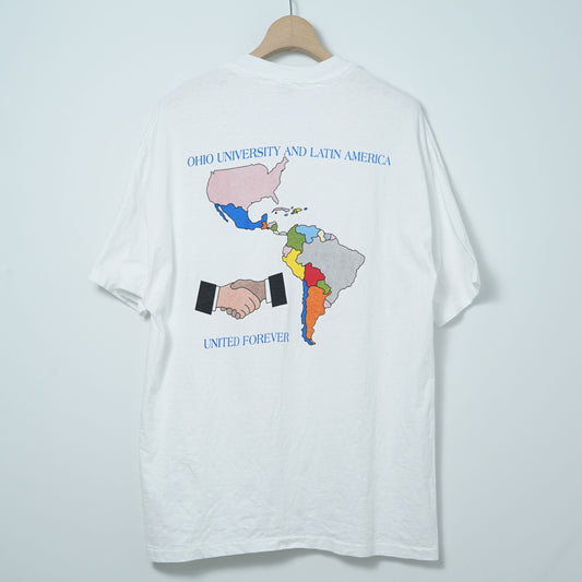 Hanes Beefy-T Printed T-shirt / Early '90s-Mid '90s (Made in USA)