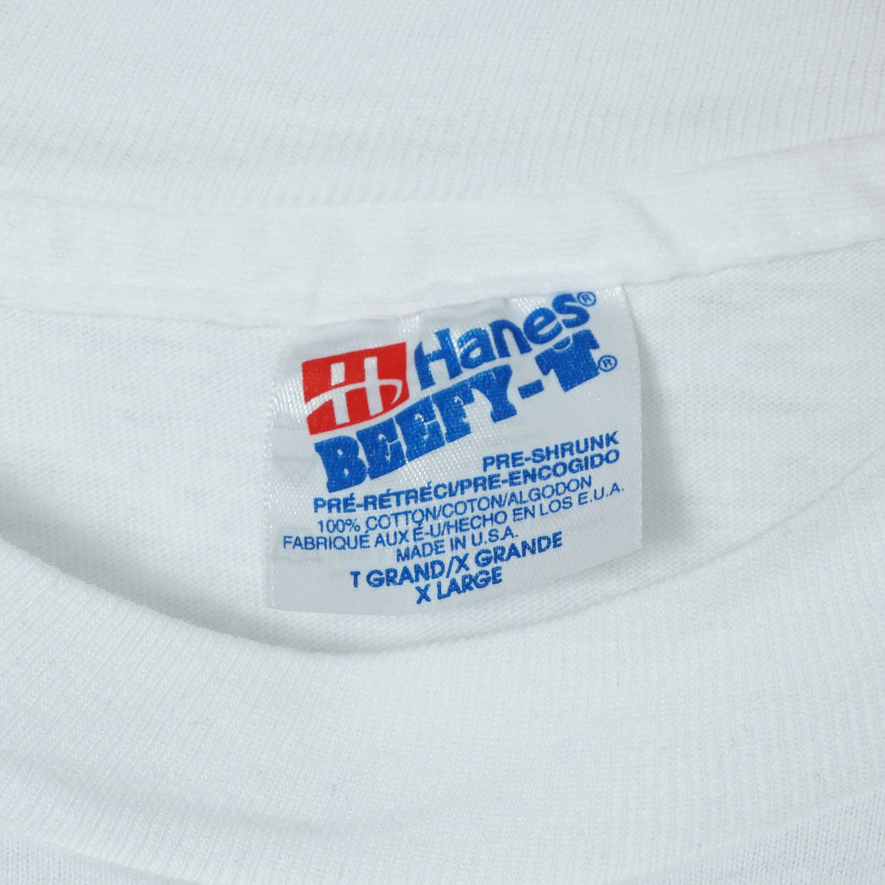 Hanes Beefy-T Printed T-shirt / Early '90s-Mid '90s (Made in USA)