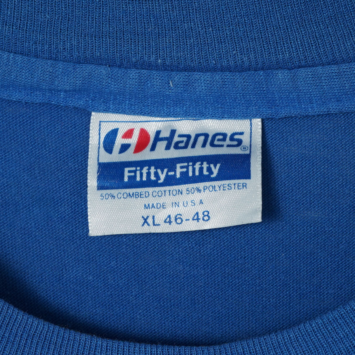 Hanes Fifty-Fifty Printed T-shirt / Mid '80s-Late '80s (Made in USA)