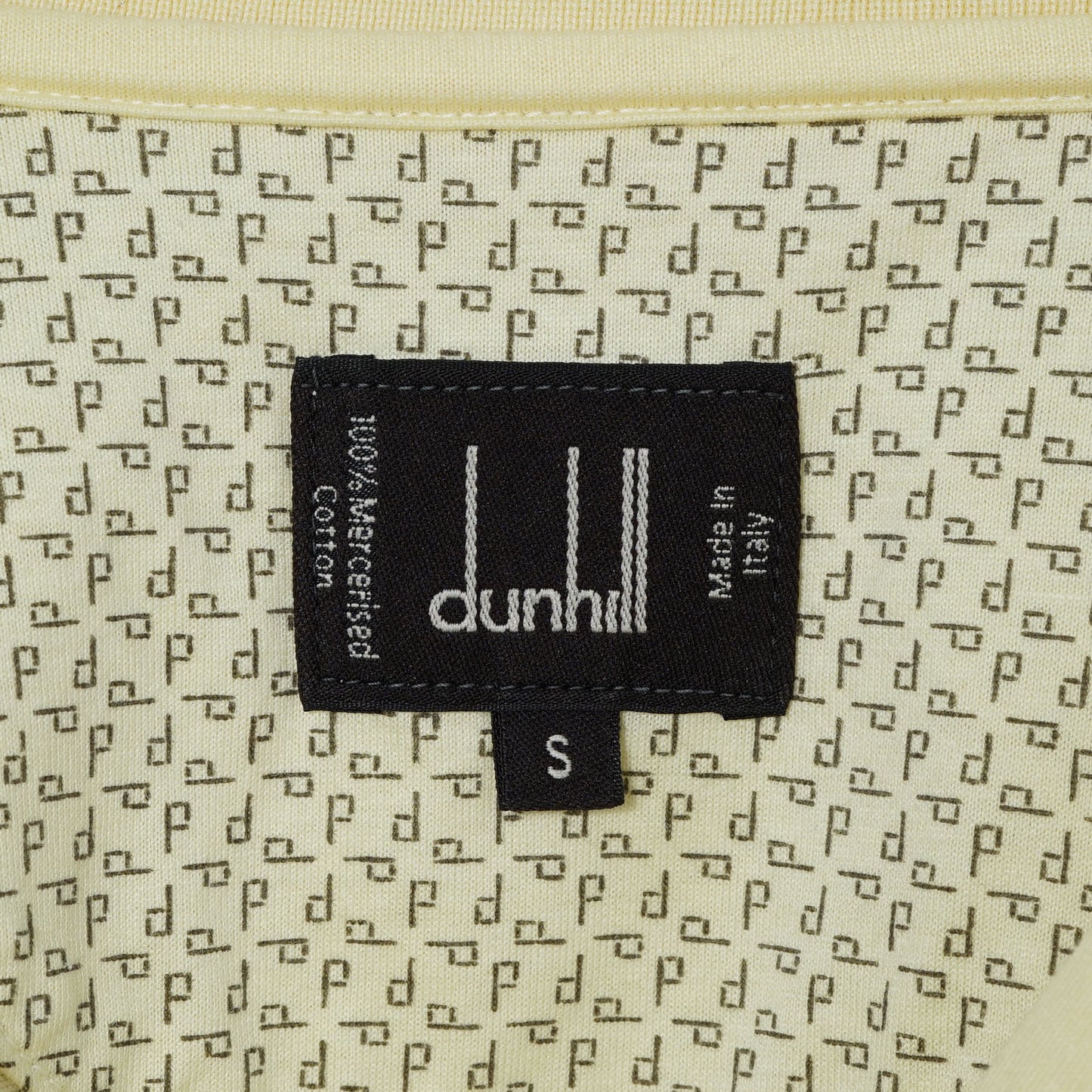 Dunhill All-over Monogram Polo Shirt / Late ’90s-Early '00s (Made in Italy)