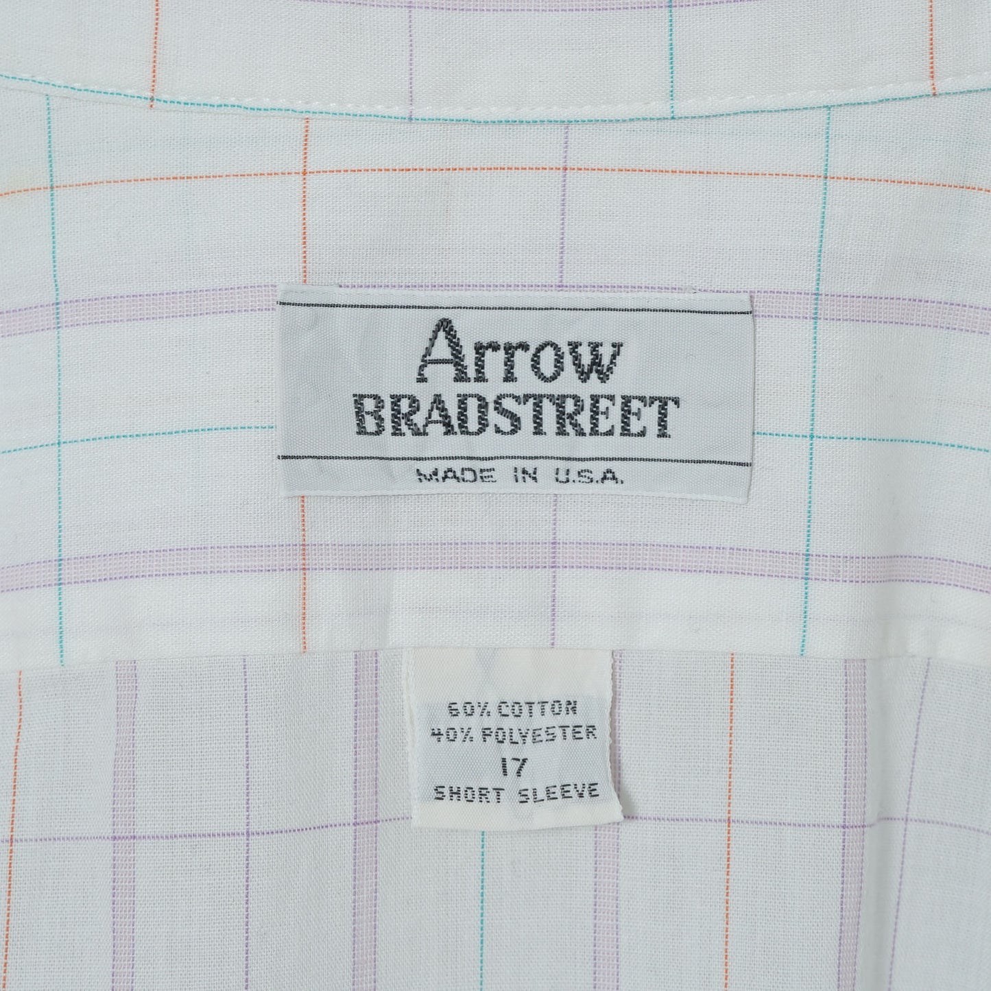 Arrow Bradstreet Short-sleeve Check Shirt / Late ’80s-Early ’90s (Made in USA)