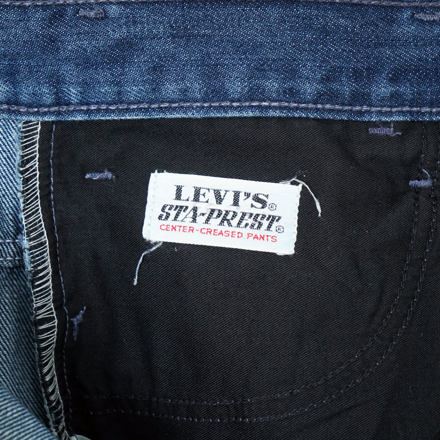 Levi’s Sta-Prest Denim Pants / Early ’90s-Mid '90s (Made in Spain)