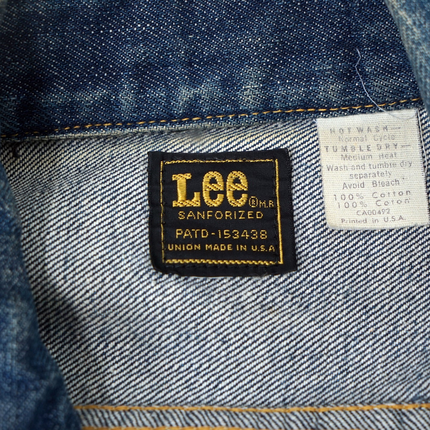 Lee Denim Jacket / Late ’70s-Early '80 (Made in USA)