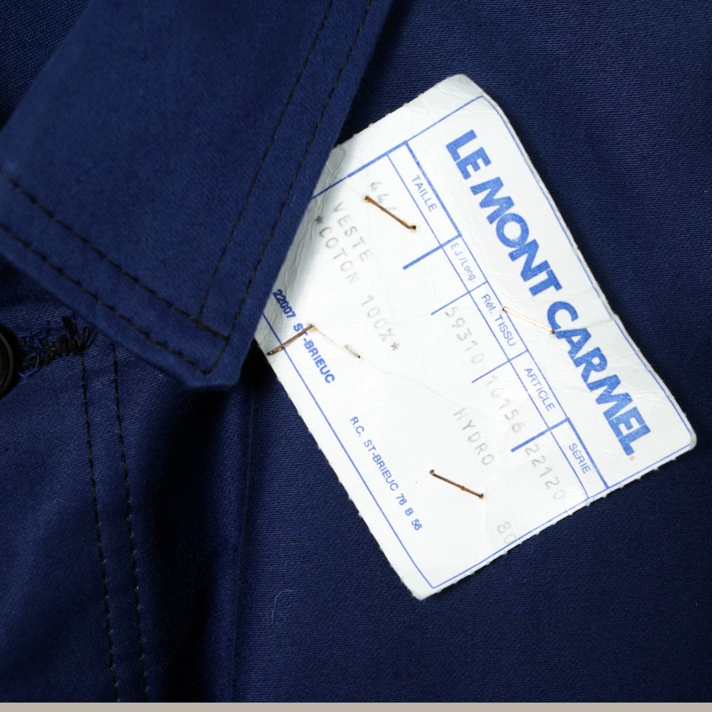 Le Mont Carmel Moleskin Jacket / Late ’80s–Early ’90s (Made in France)