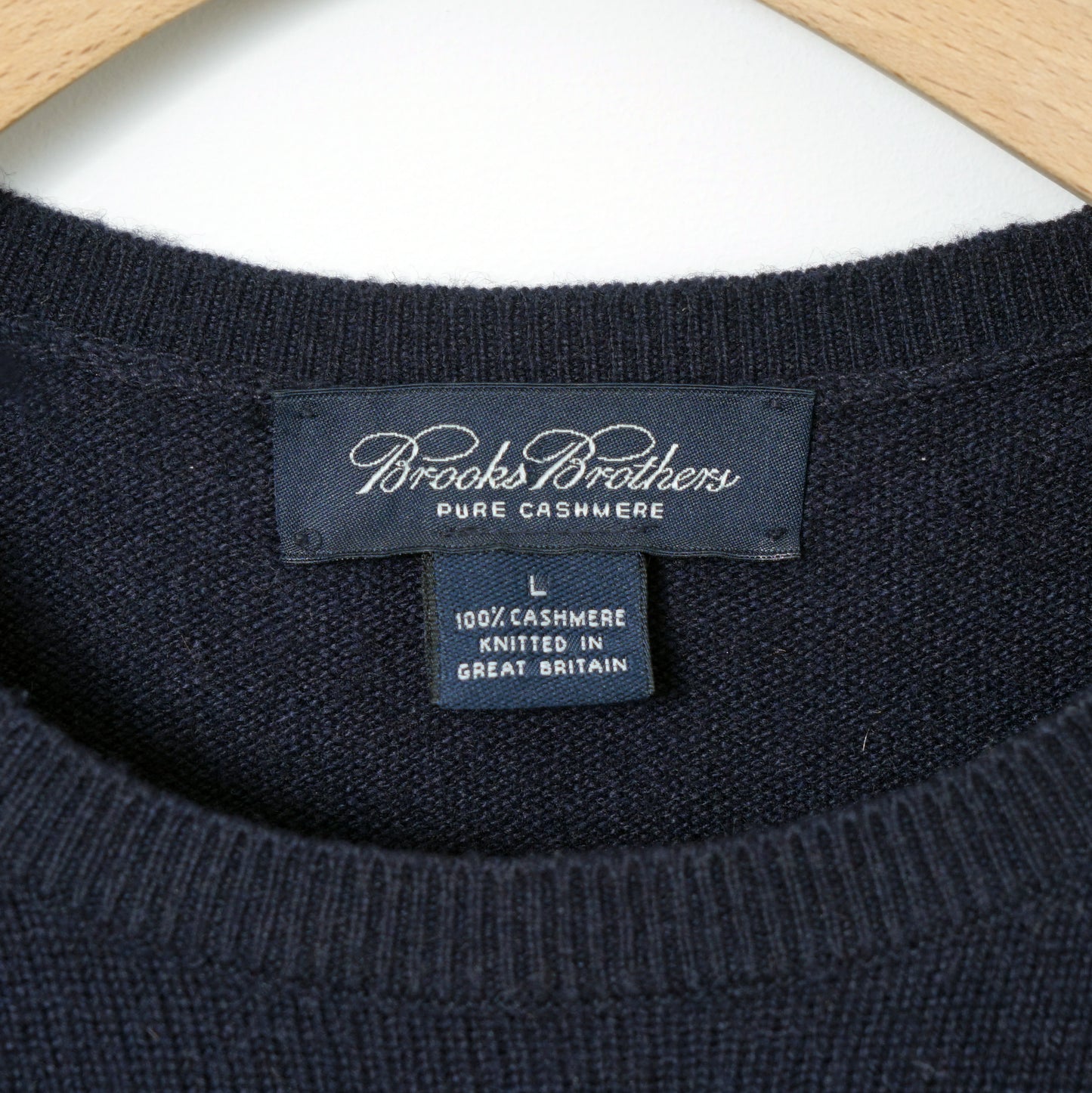 Brooks Brothers Cashmere Sweater / ’80s–Early ’90s (Made in Great Britain)