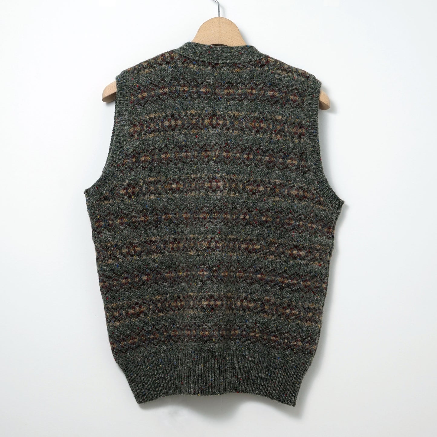 Brooks Brothers Wool Knit Vest / ’90s–Early '00s (Made in Scotland)