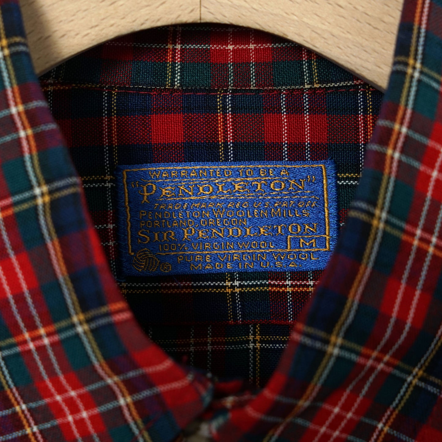Pendleton Wool BD Shirt / Mid ’60s–Early ’70s (Made in USA)