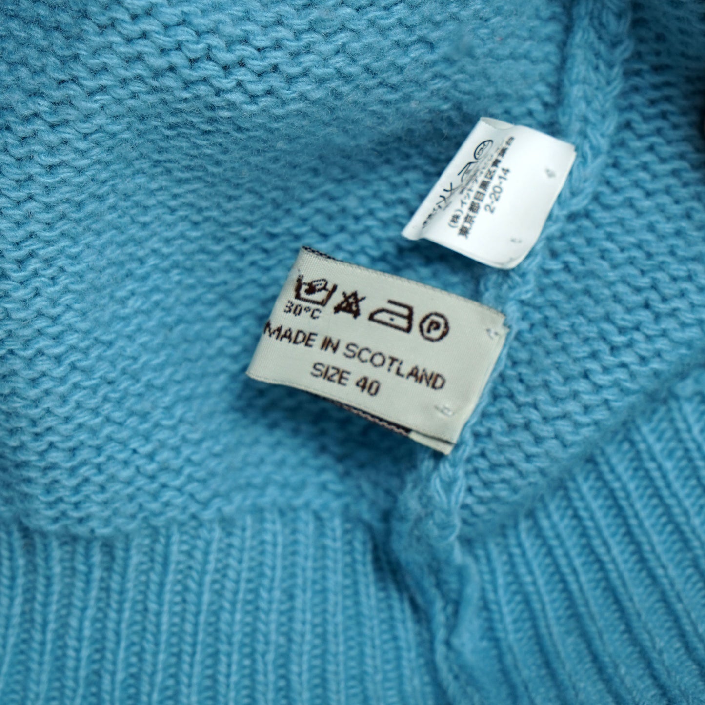 Glenmac Super Geelong Lambswool Sweater / Late '90s-Early '00s (Made in Scotland)