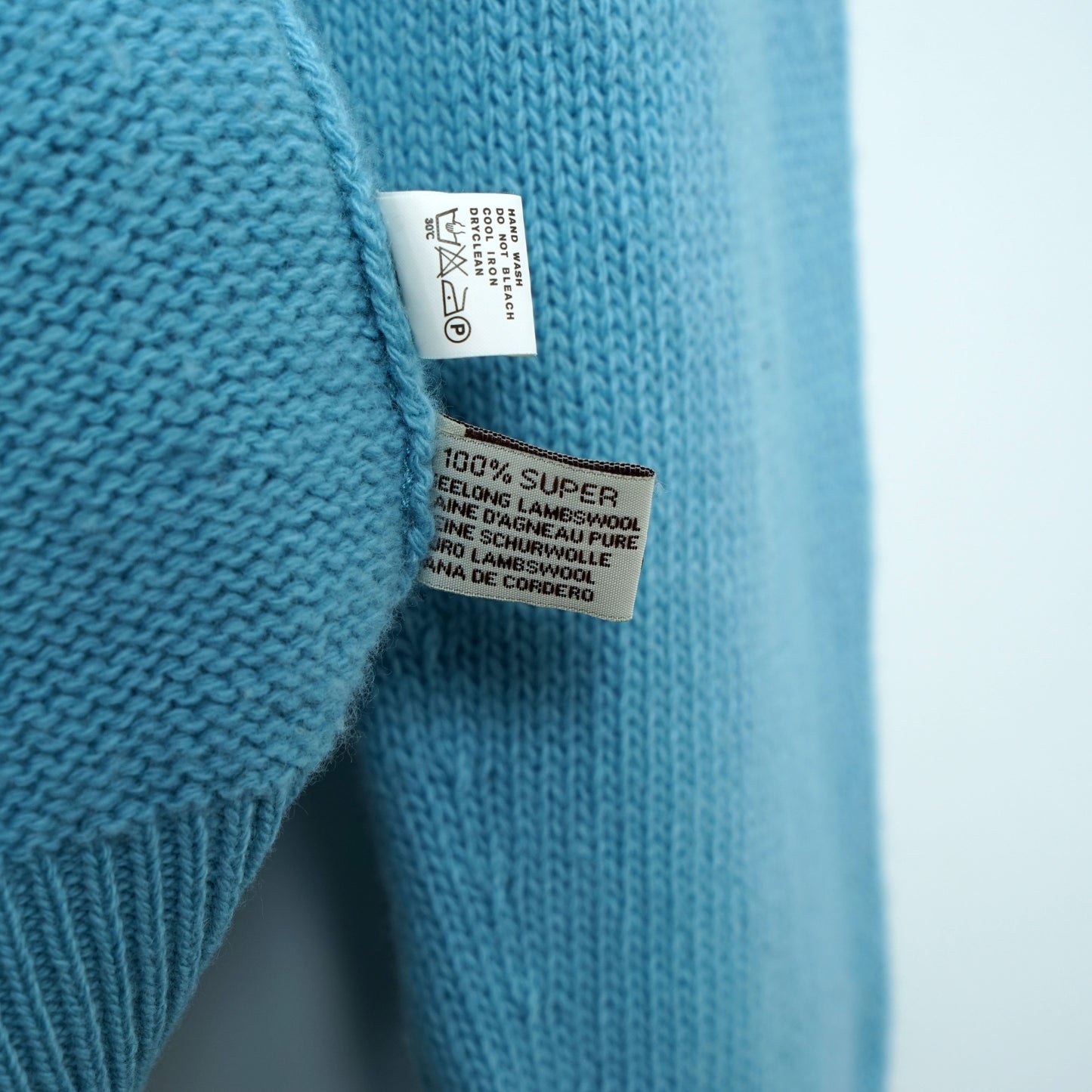 Glenmac Super Geelong Lambswool Sweater / Late '90s-Early '00s (Made in Scotland)