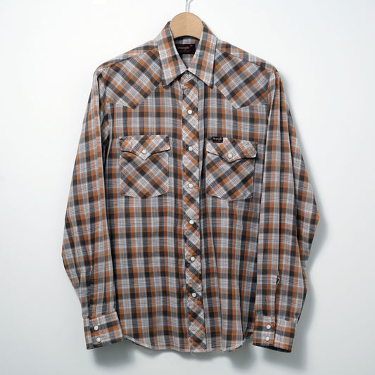 Wrangler Western Shirt / Late '80s-Early '90s (Made in USA)