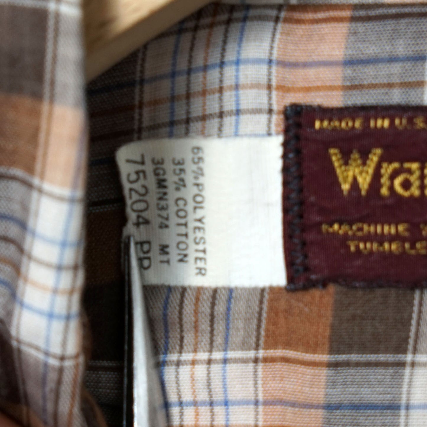 Wrangler Western Shirt / Late '80s-Early '90s (Made in USA)