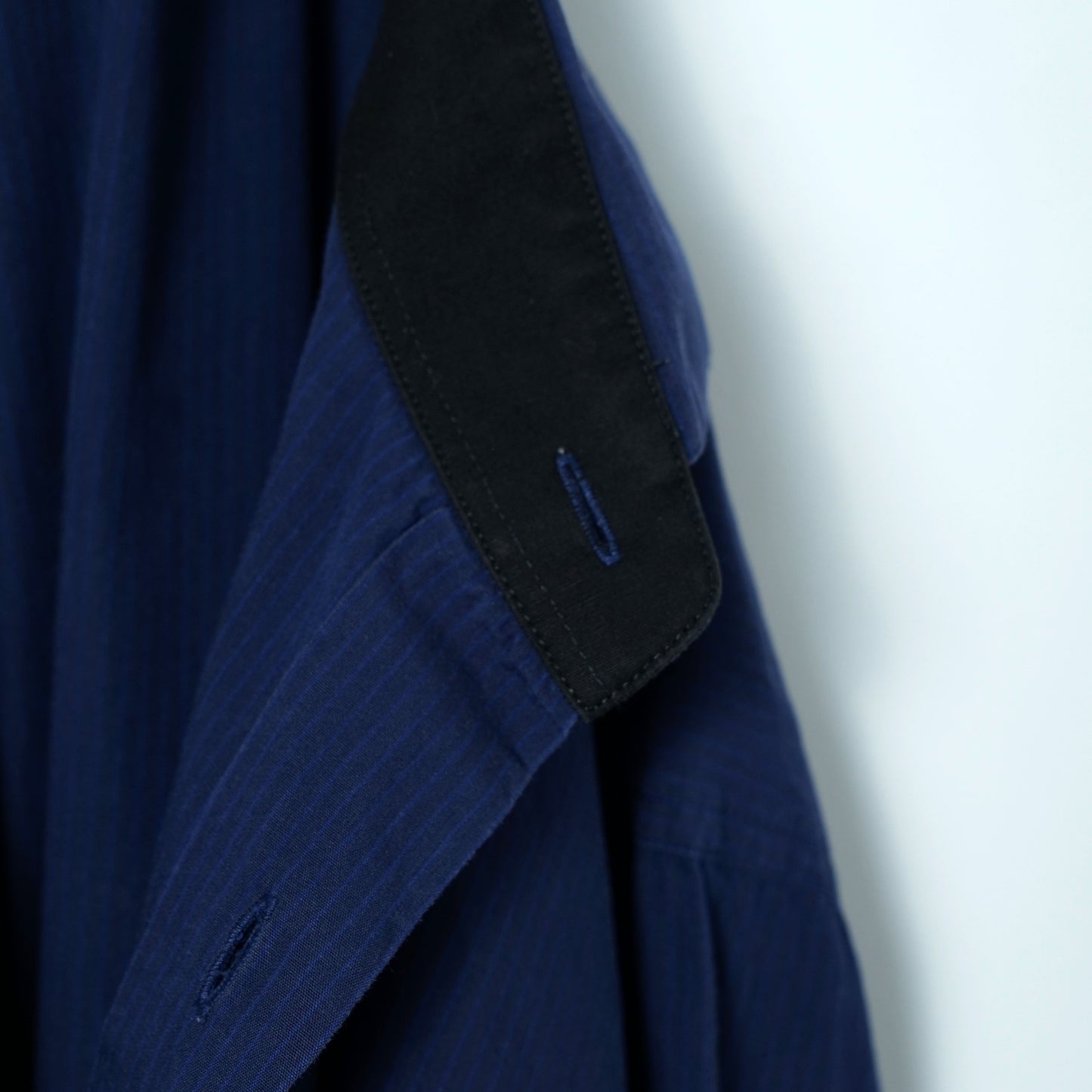 agnès b. homme Cotton Stripe Shirt /  Late ’90s-Early '00s (Made in France)