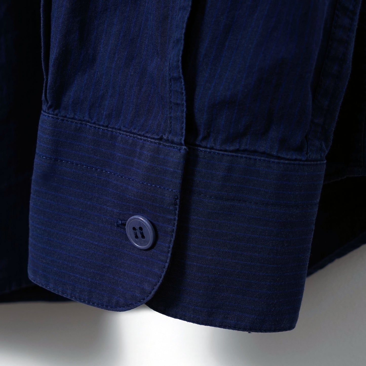 agnès b. homme Cotton Stripe Shirt /  Late ’90s-Early '00s (Made in France)