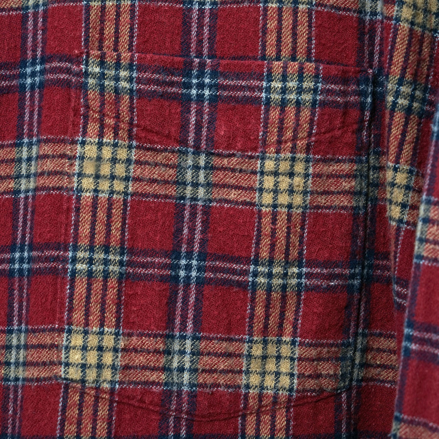 L.L.Bean Cotton Flannel BD Shirt / Early '90s-Early '00s (Made in USA)