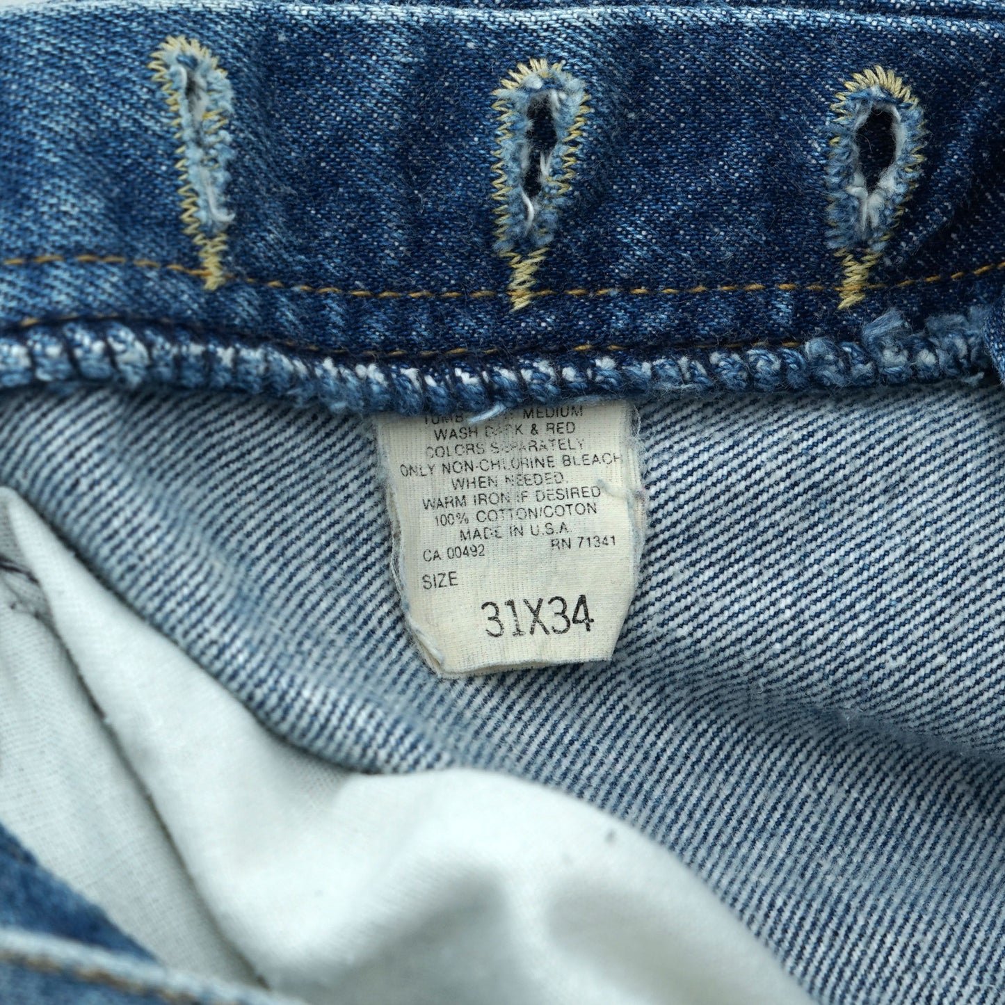 L.L.Bean 5 Pocket Denim Pants / Late ’80s-Ealry '90s (Made in USA)