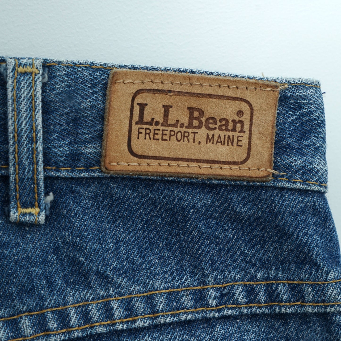 L.L.Bean 5 Pocket Denim Pants / Late ’80s-Ealry '90s (Made in USA)
