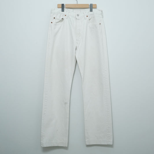 Levi’s 5 Pocket White Denim Pants / Early '90s (Made in France)