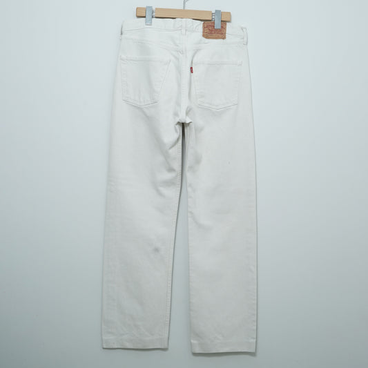 Levi’s 5 Pocket White Denim Pants / Early '90s (Made in France)
