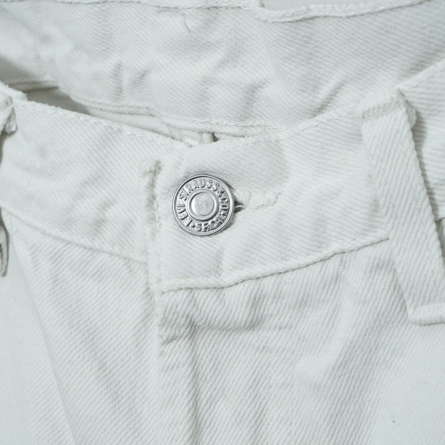 Levi’s 5 Pocket White Denim Pants / Early '90s (Made in France)
