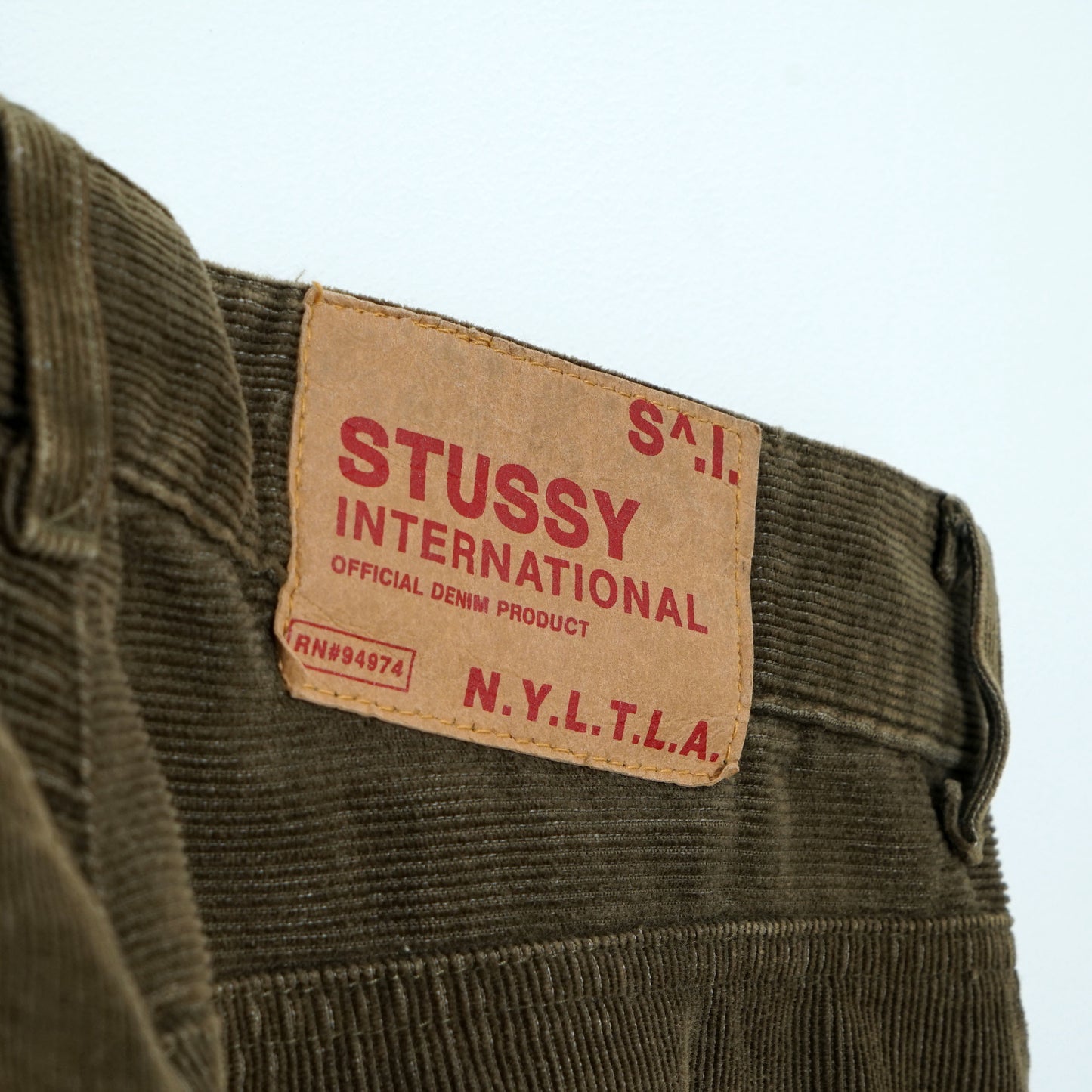 Stussy Corduroy 5 Pocket Pants / Early '90s- Mid '90s (Made in USA)