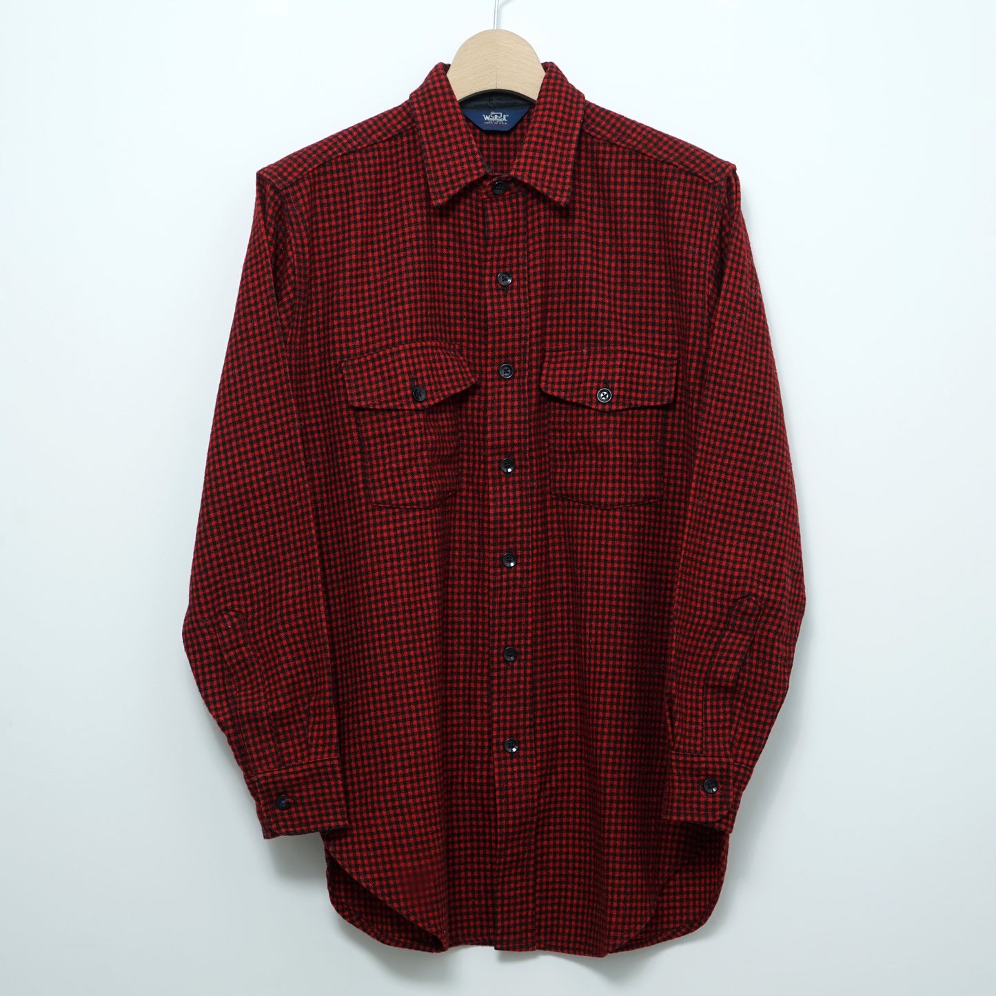 Woolrich Wool Check Shirt / Late '80s- Early '90s (Made in USA)