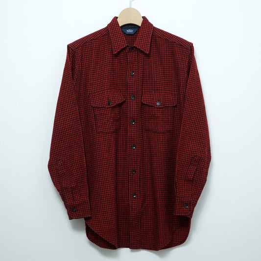 Woolrich Wool Check Shirt / Late '80s- Early '90s (Made in USA)