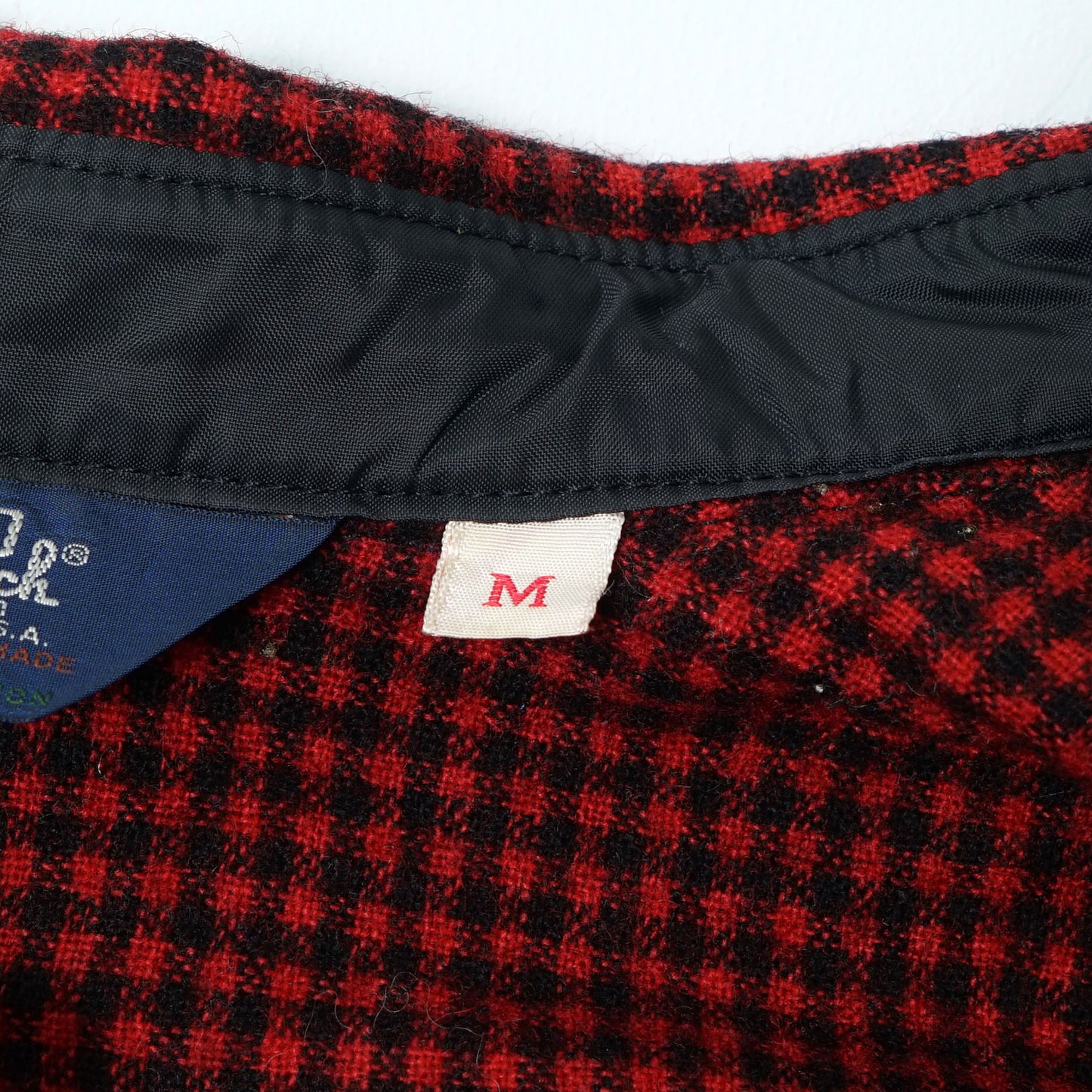 Woolrich Wool Check Shirt / Late '80s- Early '90s (Made in USA)