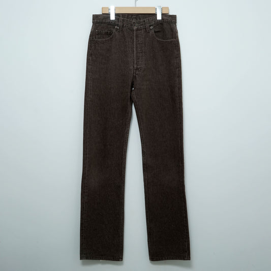 Levi’s 5 Pocket Brown Denim Pants / Late '80s-Early '90s (Made in USA)