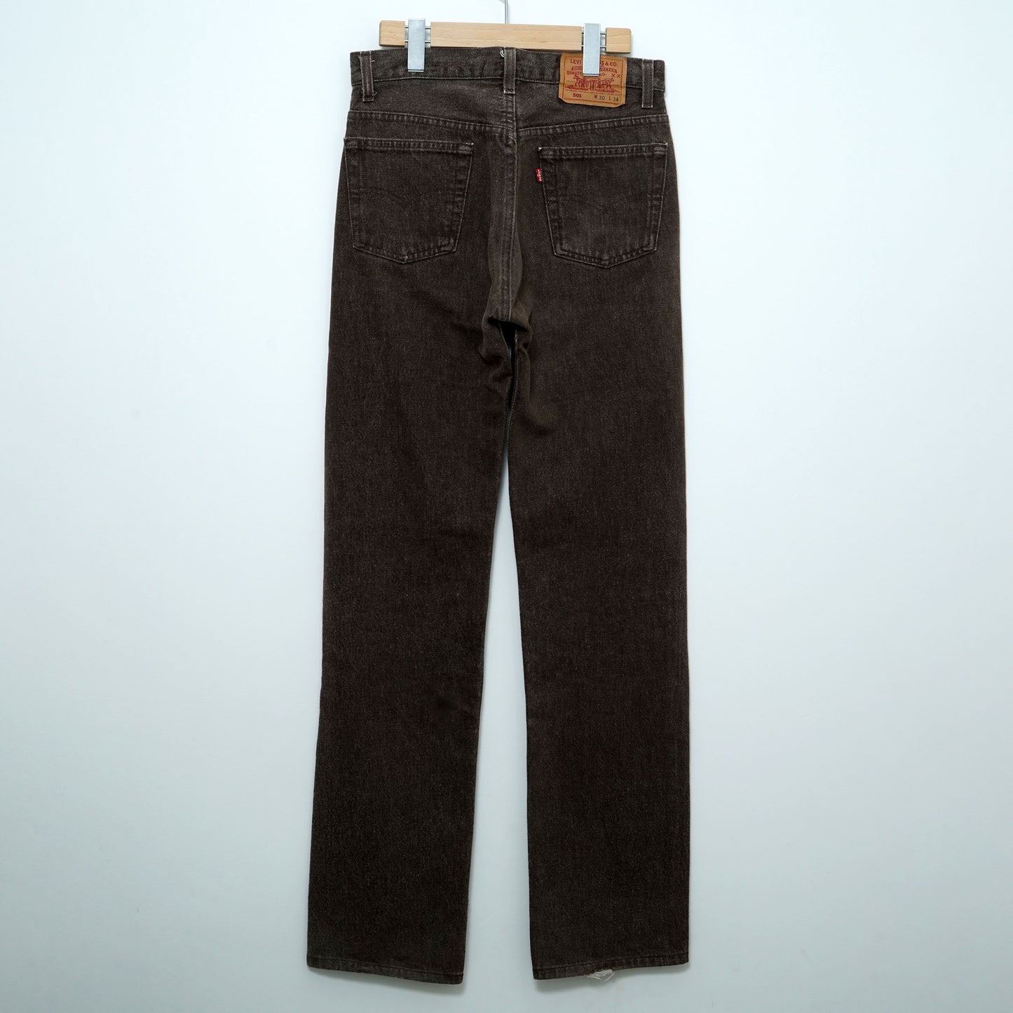 Levi’s 5 Pocket Brown Denim Pants / Late '80s-Early '90s (Made in USA)