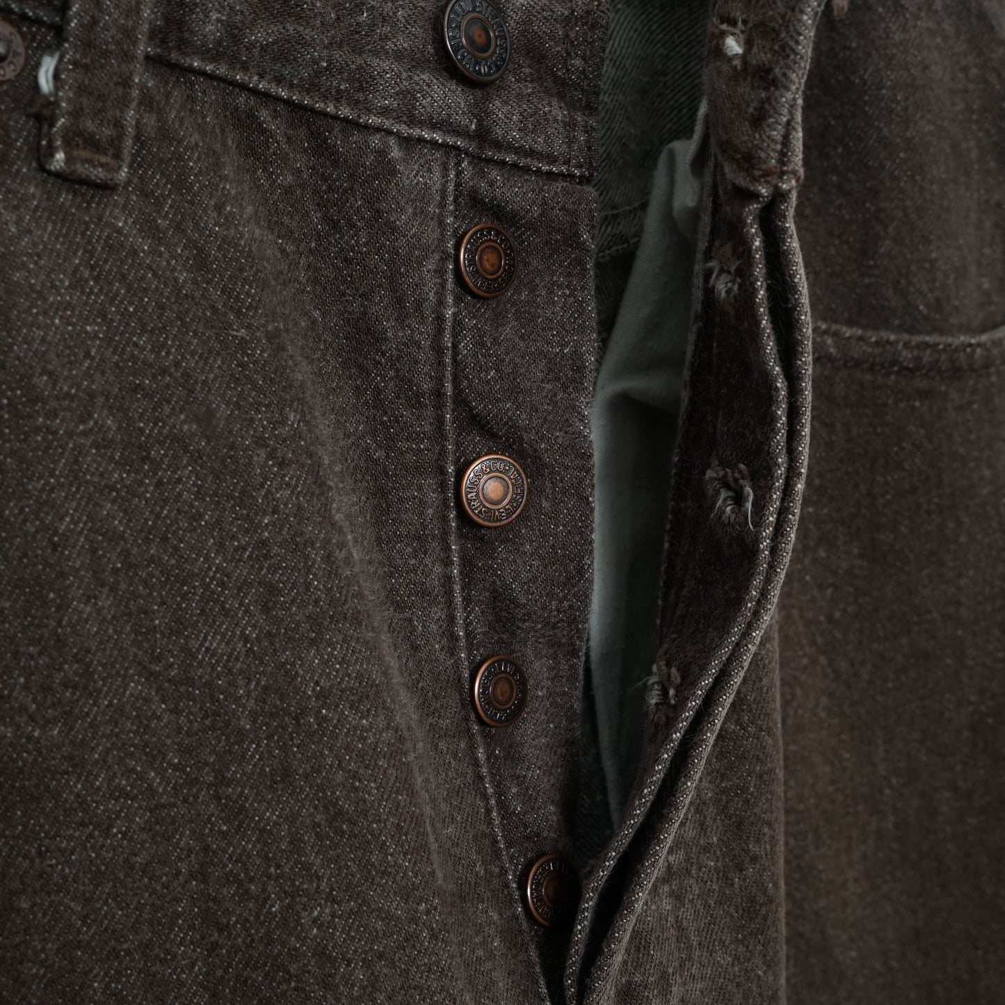 Levi’s 5 Pocket Brown Denim Pants / Late '80s-Early '90s (Made in USA)